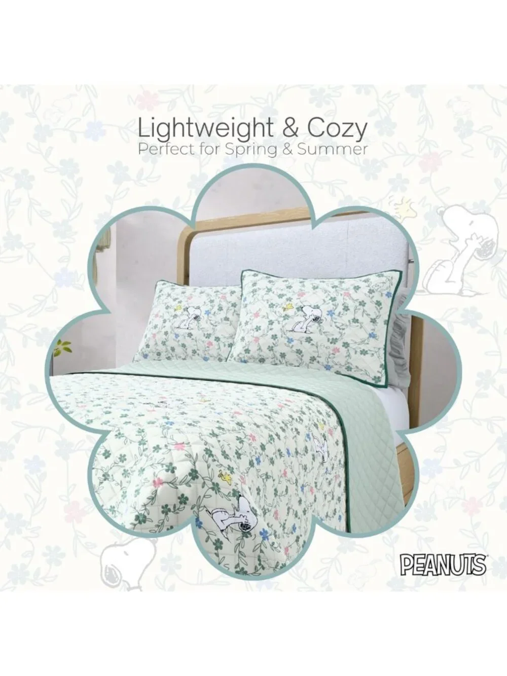 Cozy Microfiber Quilt Set - Lightweight All-Season Coverlet with 2 Shams